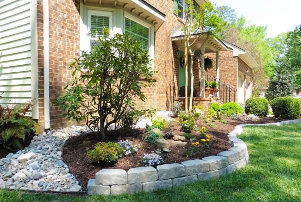 Custom yard landscaping design by Lenny’s Landscaping