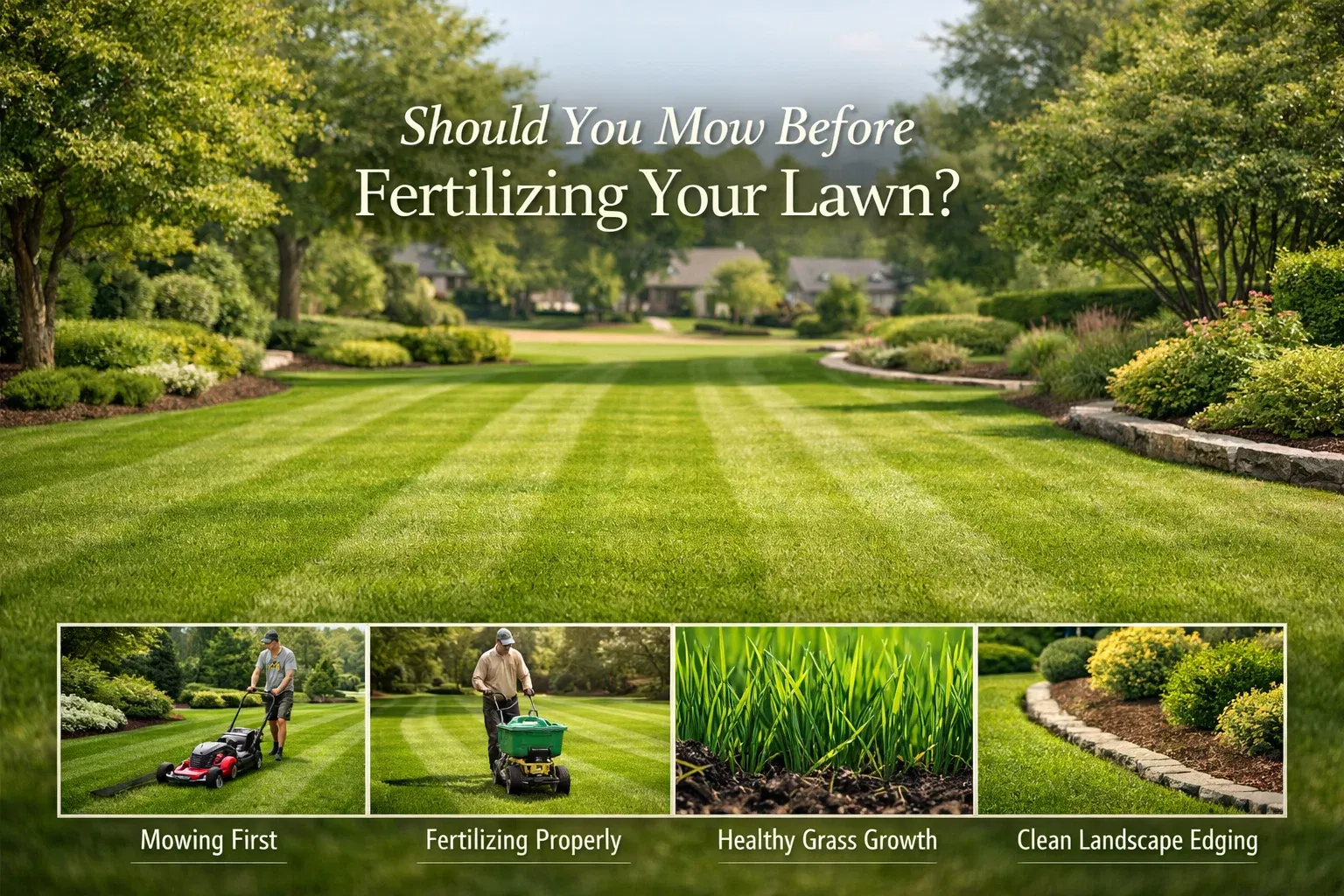 Should You Mow Before Fertilizing? Expert Lawn Care Guidance