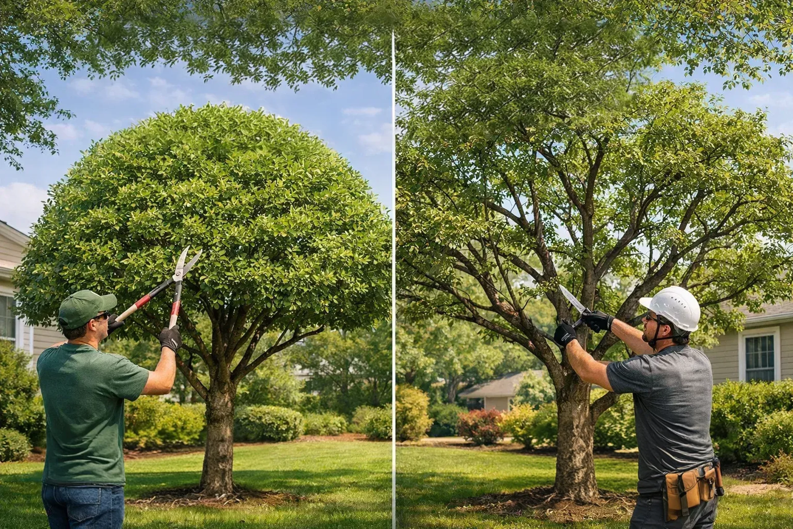 What Is the Difference Between Tree Trimming and Pruning
